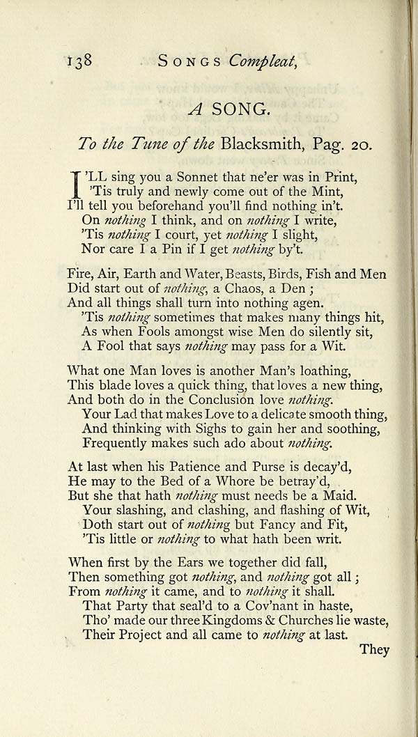 (150) Page 138 - I'll sing you a sonnet that ne'er was in print