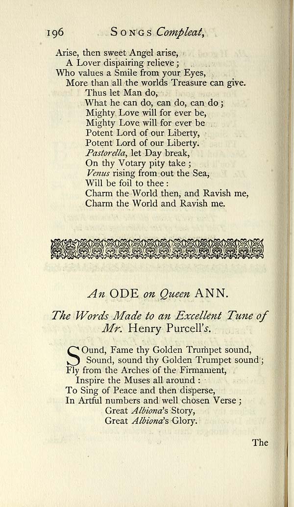 (214) Page 196 - Ode on Queen Ann