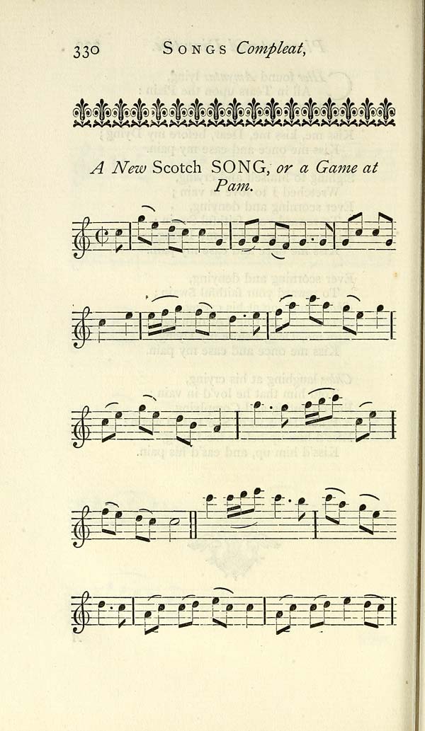 (348) Page 330 - New Scotch song, or A game at Pam
