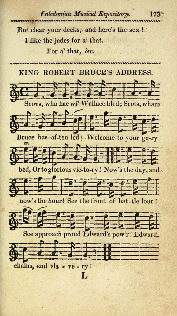 (177) Page 173 - King Robert Bruce's address