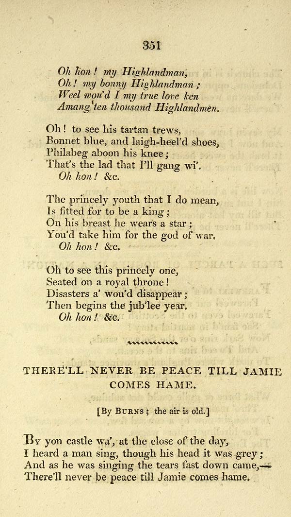 (373) Page 351 - There'll never be peace till Jamie comes hame