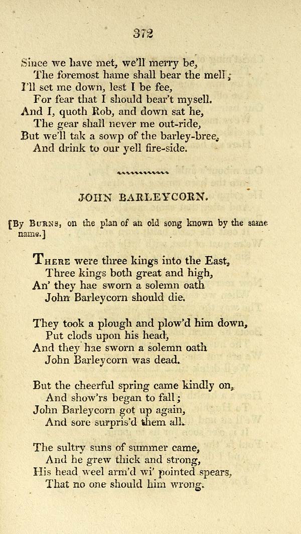 (394) Page 372 - John Barleycorn - Glen Collection of printed music ...