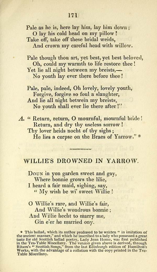 (195) Page 171 - Willie's drowned in Yarrow