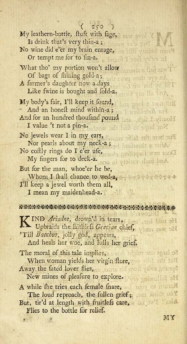 (250) Page 250 - Kind Ariadne, drown'd in tears