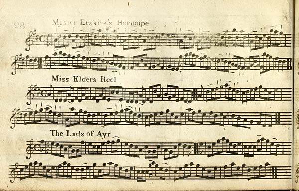 (36) Page 28 - Master Erskine's hornpipe
