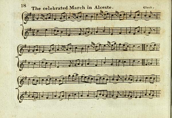 (26) Page 18 - Celebrated march in Alceste