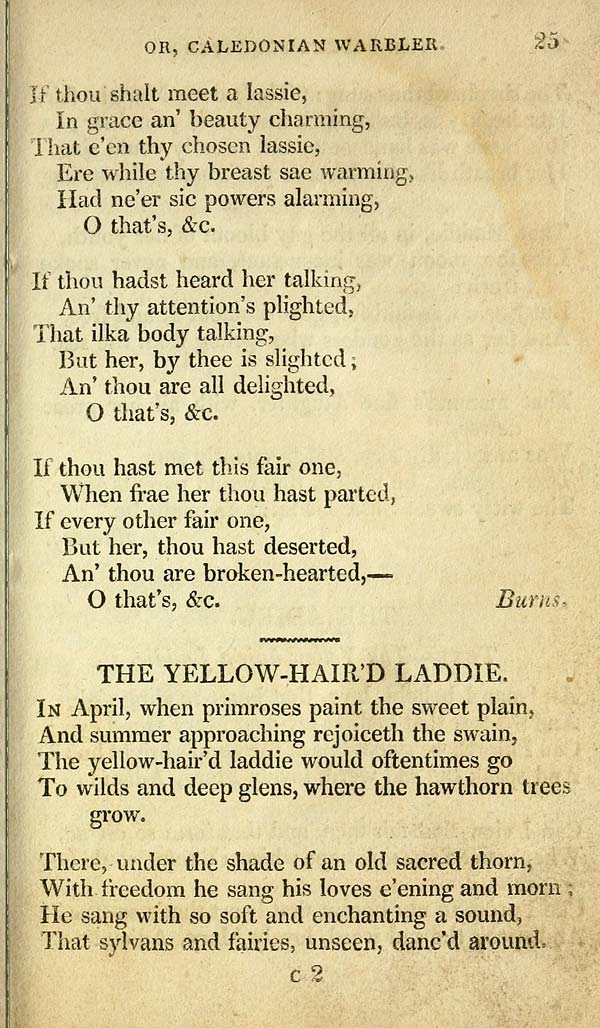 (35) Page 25 - Yellow-hair'd laddie