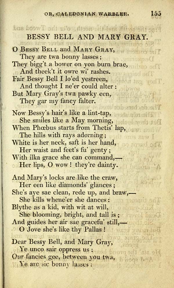(167) Page 155 - Bessy Bell and Mary Gray