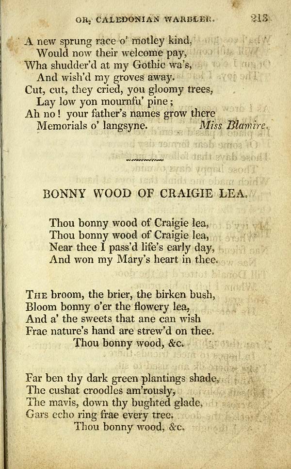 (227) Page 213 - Bonny wood of Craigie Lea