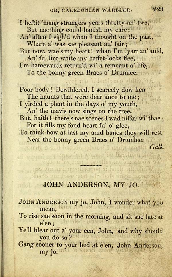 (237) Page 223 - John Anderson, my Jo