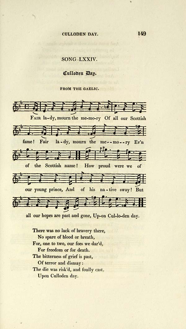 (161) Page 149 Culloden day Glen Collection of printed music