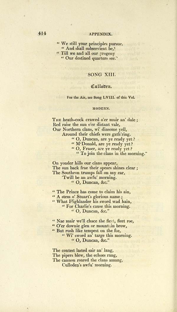 (426) Page 414 Culloden Glen Collection of printed music > Printed