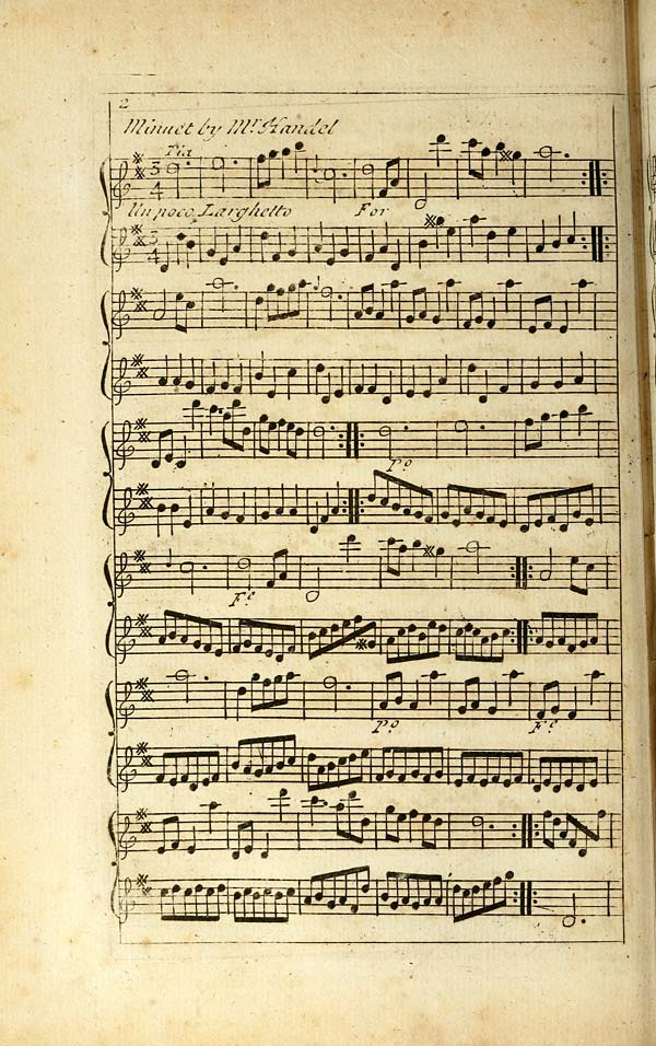 (154) Page 2 - Minuet by Mr. Handel