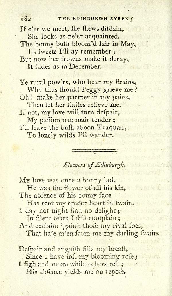 (192) Page 182 Flowers of Edinburgh Glen Collection of printed