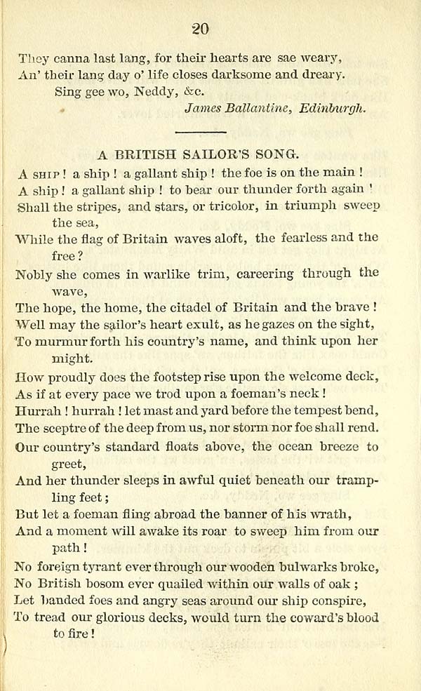 (24) Page 20 - British sailor's song