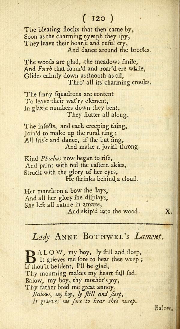 (148) Page 120 - Lady Anne Bothwel's lament