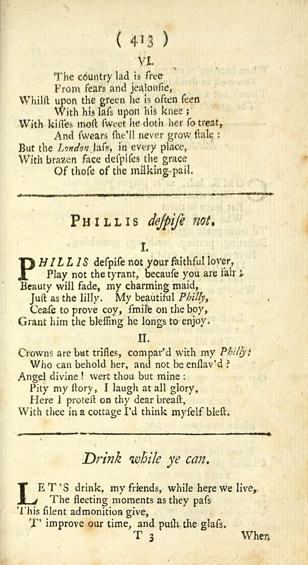 (437) Page 411 - Phillis despise not