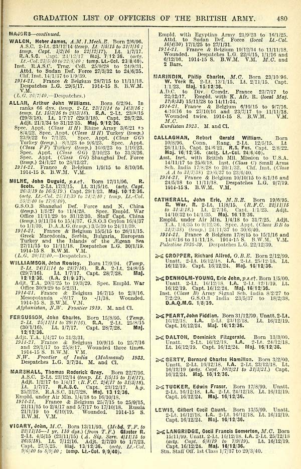 (313) - Army lists > Half-yearly Army lists 1923 - Feb 1950 (From 1947 ...