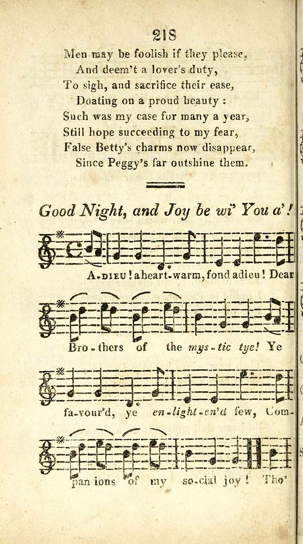 (224) Page 218 - Good night, and joy be wi' you a'