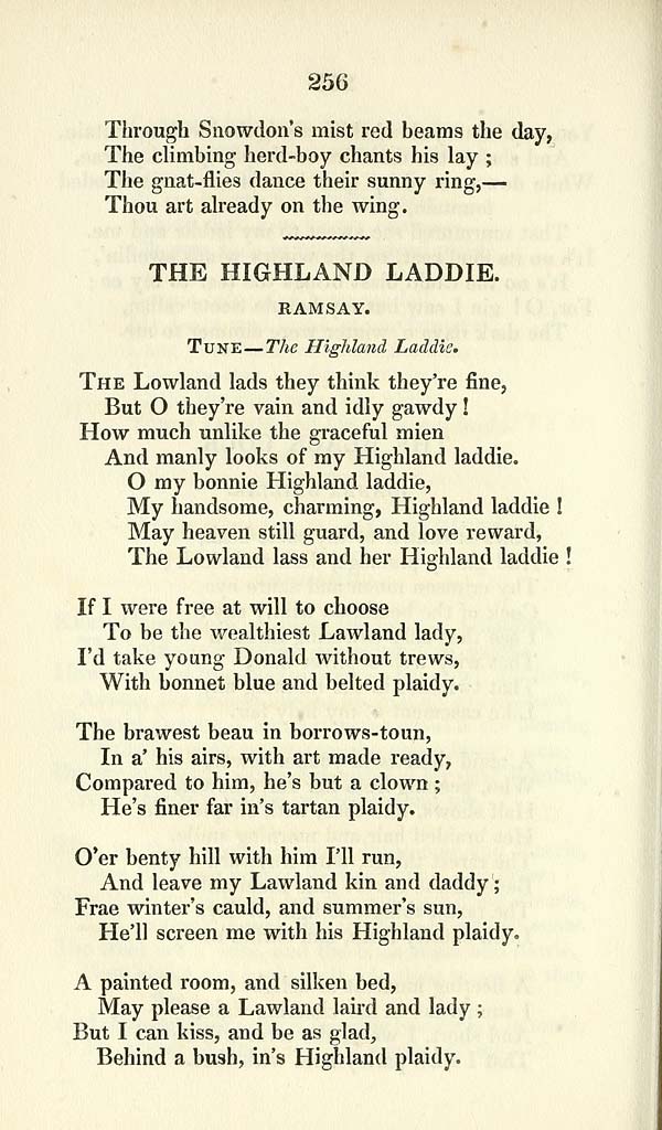 (358) Page 256 - Highland laddie
