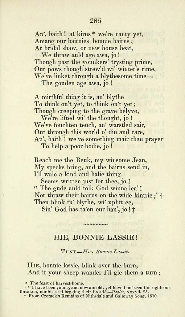 (387) Page 285 - Hie, bonnie, lassie