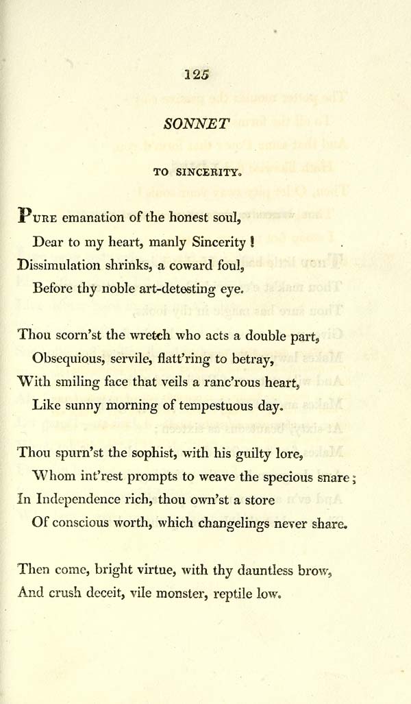 (133) Page 125 - Sonnet to sincerity
