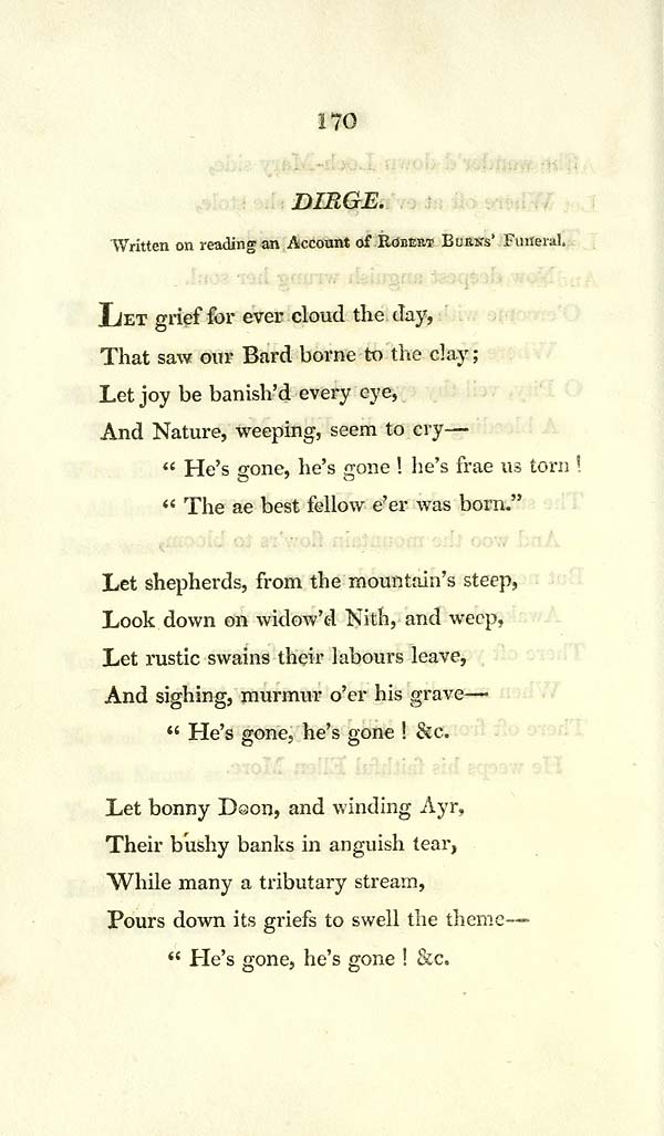 (178) Page 170 - Let grief for ever cloud the day