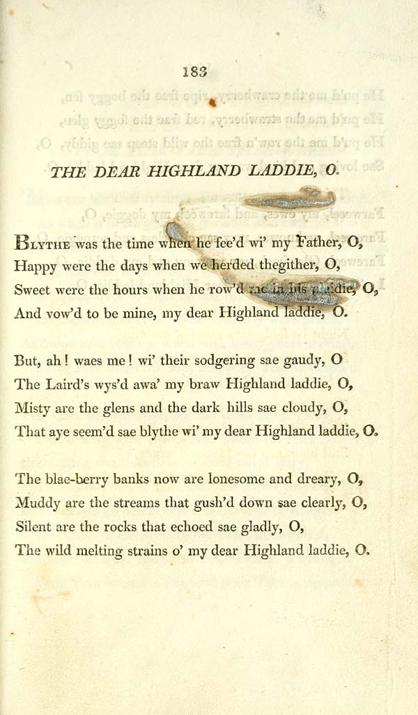 (191) Page 183 - Dear Highland laddie, o