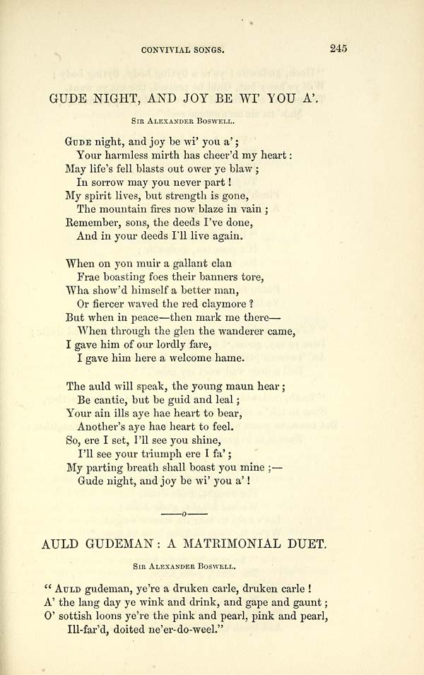 (261) Page 245 - Gude night, and joy be wi' you a'