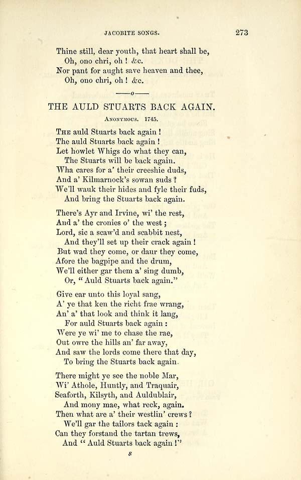 (289) Page 273 - Auld Stuarts back again