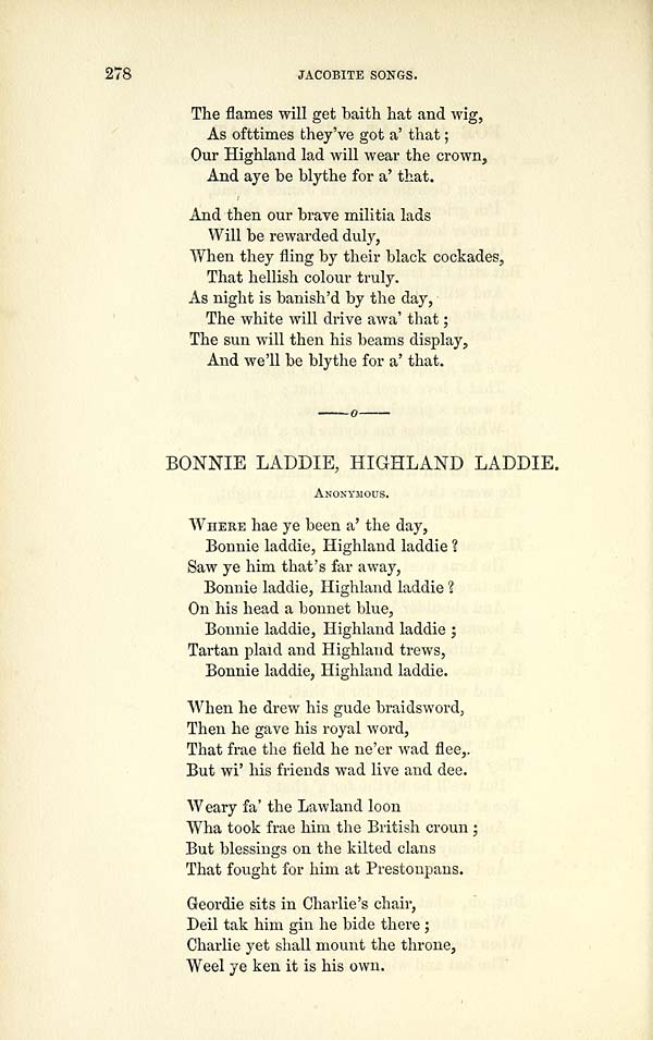 (294) Page 278 - Bonnie laddie, Highland laddie