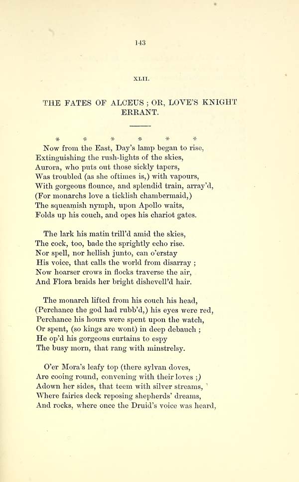 (161) Page 143 - Fates of Alceus; or, Love's knight errant