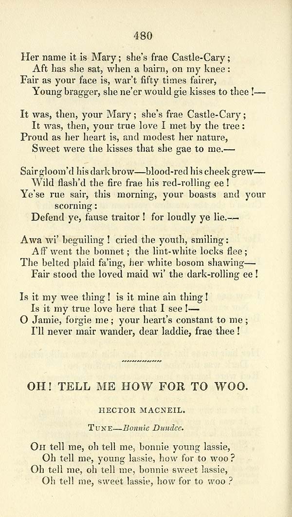 (180) Page 480 - Oh, tell me how for to woo