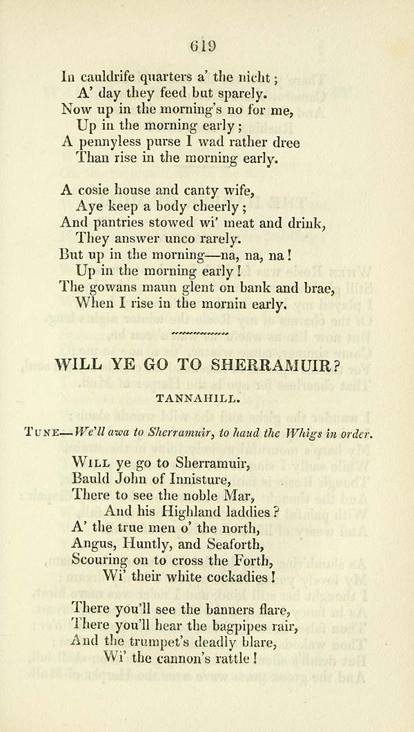 (319) Page 619 - Will ye go to Sherramuir