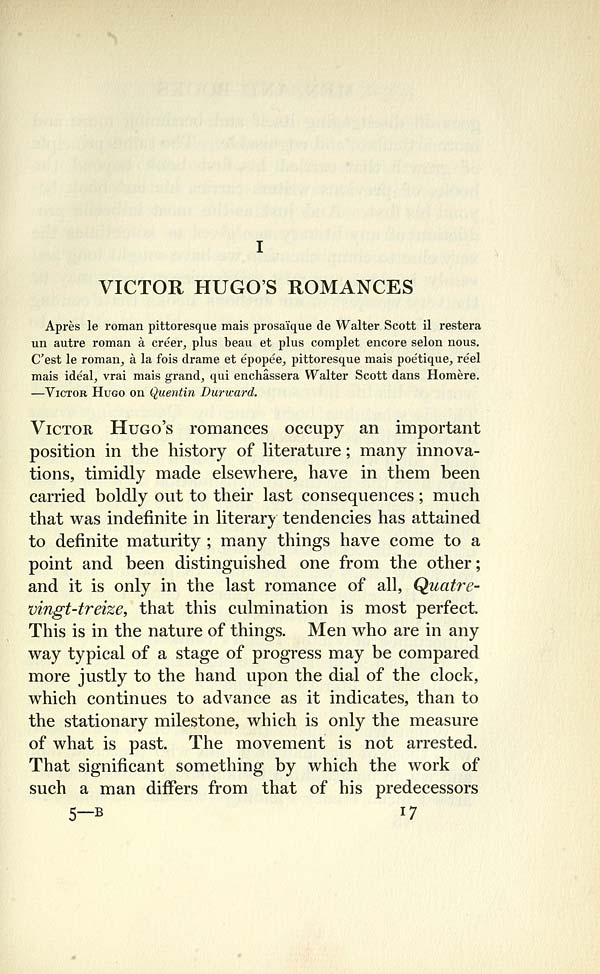 (33) Page 17 - I. Victor Hugo's romances