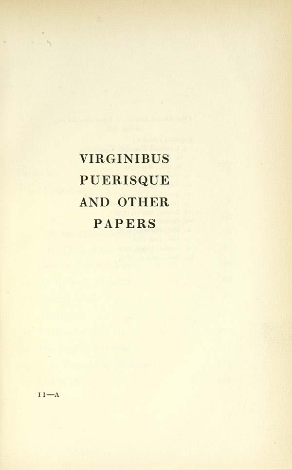 (17) [Page 1] - Virginibus puerisque and other papers