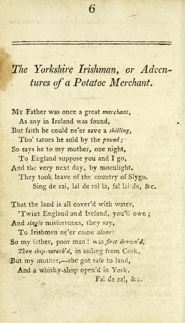 (6) Page 6 - Yorkshire Irishman, or Adventures of a potatoe merchant