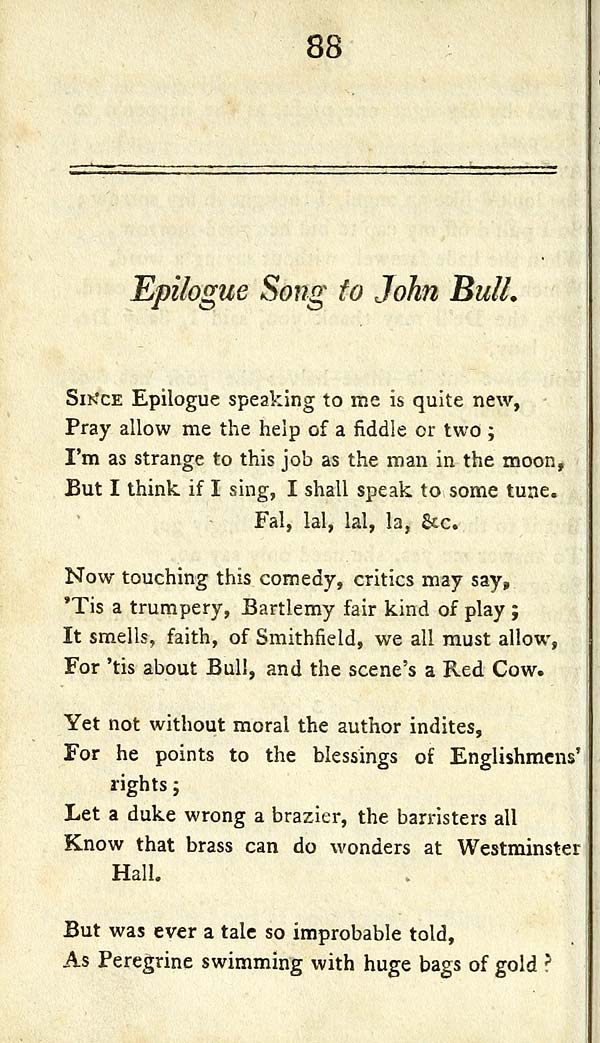 (88) Page 88 - Epilogue song to John Bull