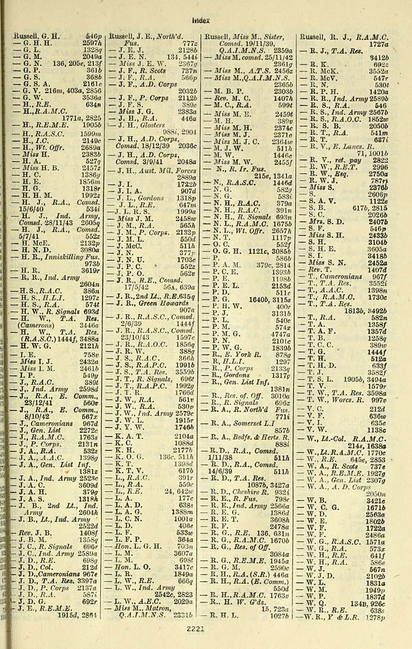 (1009) - Army lists > Quarterly Army Lists (Second Series), July 1940 ...