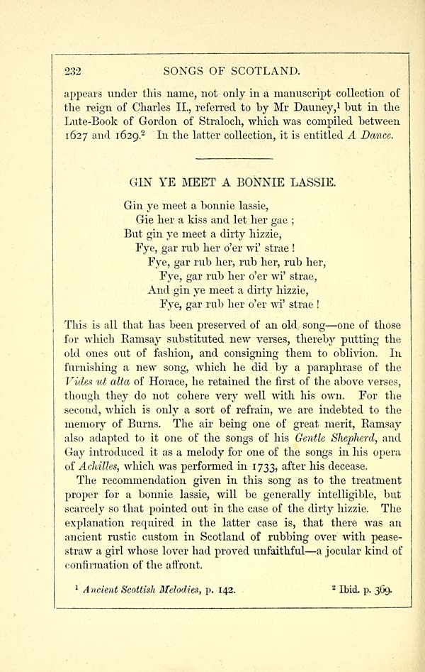 (236) Page 232 - Gin ye meet a bonnie lassie