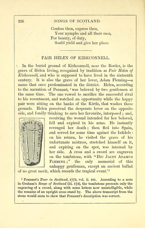 (260) Page 256 - Fair Helen of Kirkconnell