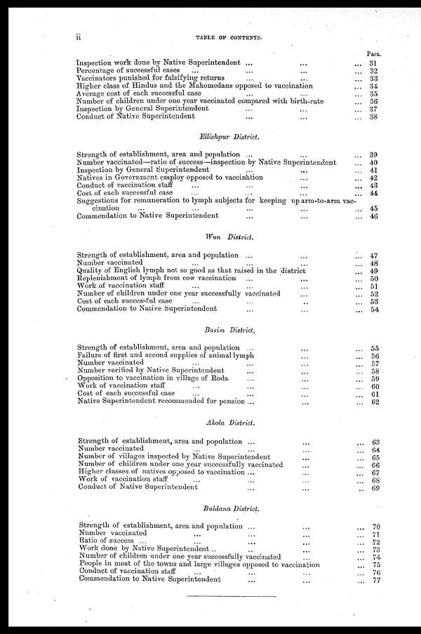 (10) Table of contents ii - 