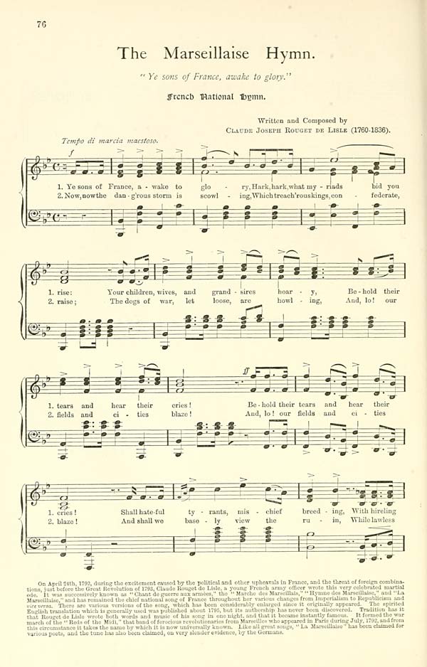 (90) Page 76 - Marseillaise hymn