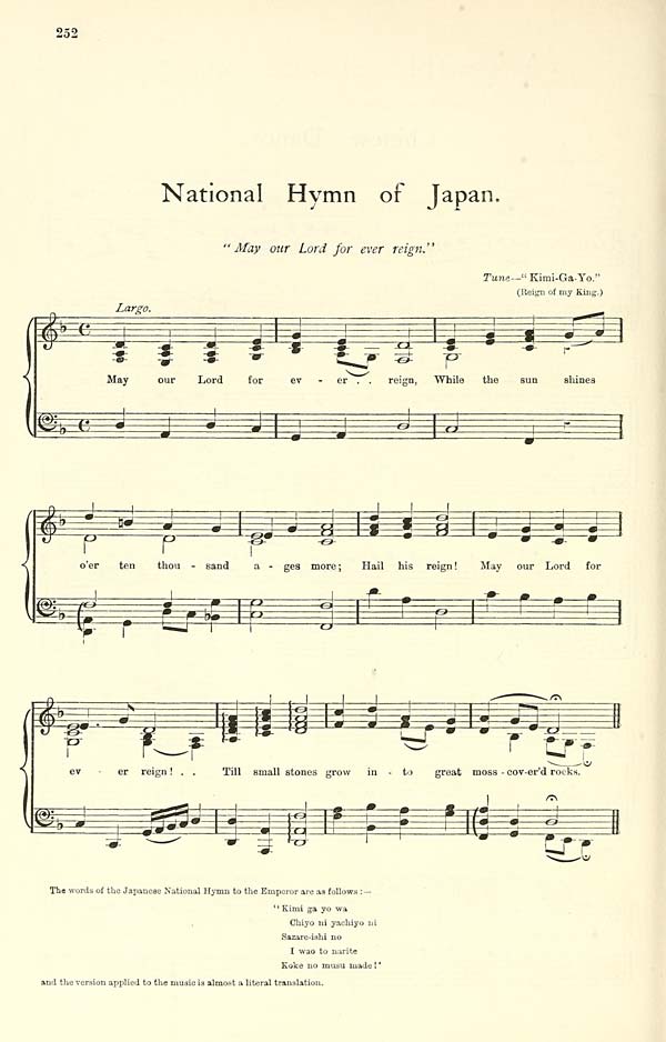 (266) Page 252 - National hymn of Japan