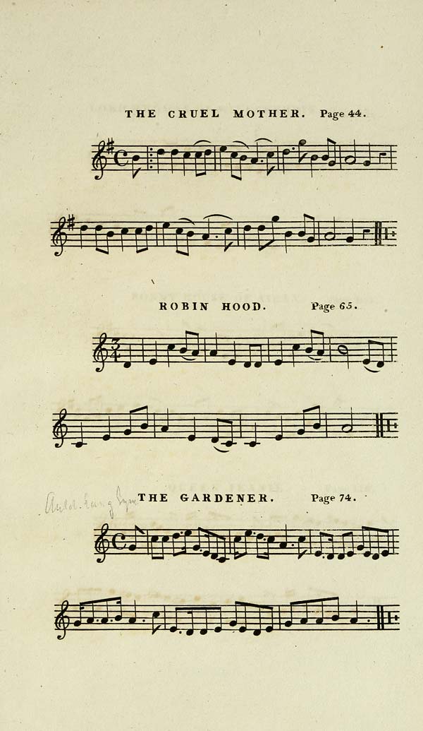 (293) Page 275 Cruel mother Glen Collection of printed music > Printed text > Ancient
