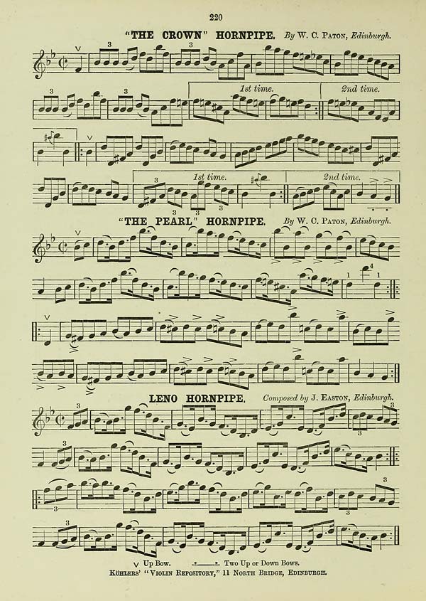 (36) Page 220 - Crown hornpipe