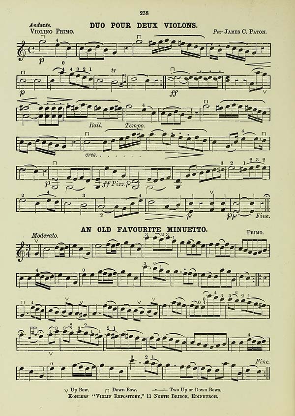 (54) Page 238 - Duo pour deux violons