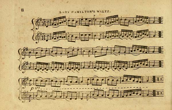 (12) Page 8 - Lady Hamilton's waltz