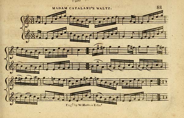 (85) Page 81 - Madam Catalani's waltz