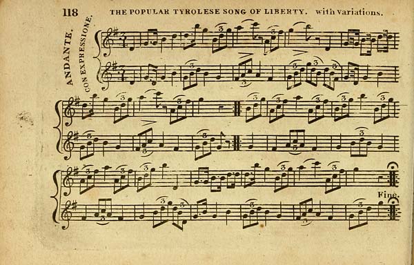 (122) Page 118 - Popular Tyrolese song of liberty
